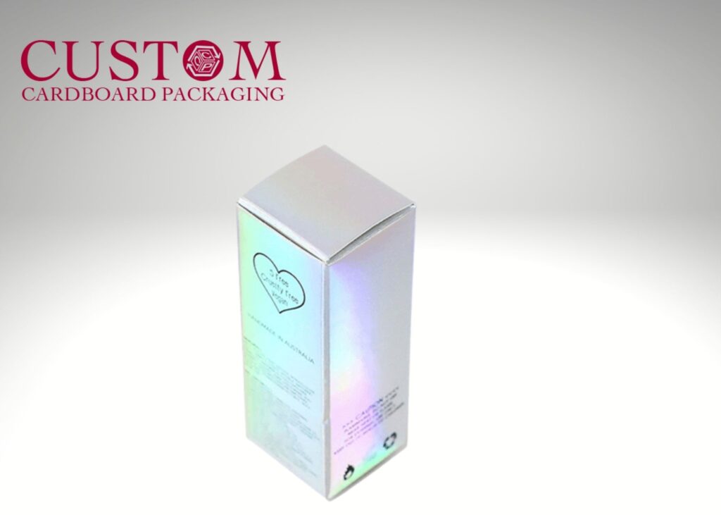 Glamourize The Whole Existence Of Your Item With A Classic Holographic Box